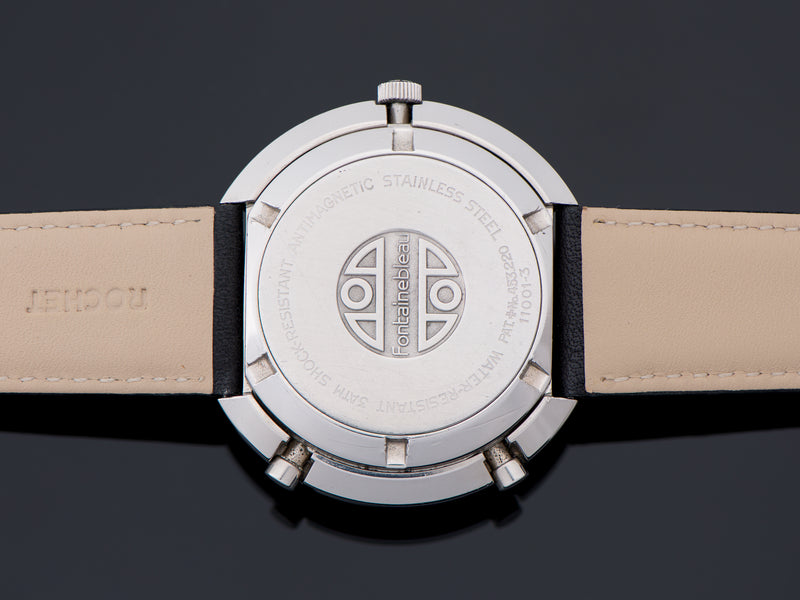 Hamilton Fontainebleau Chrono-Matic "C" Caliber 11 Automatic Panda Watch Case Back