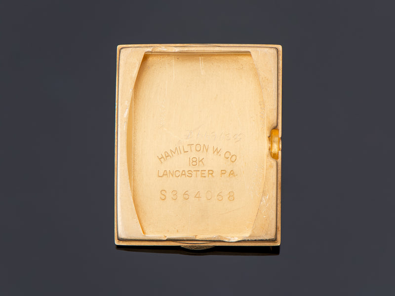 Hamilton Gordon 18K Yellow Gold Inner Watch Case Back