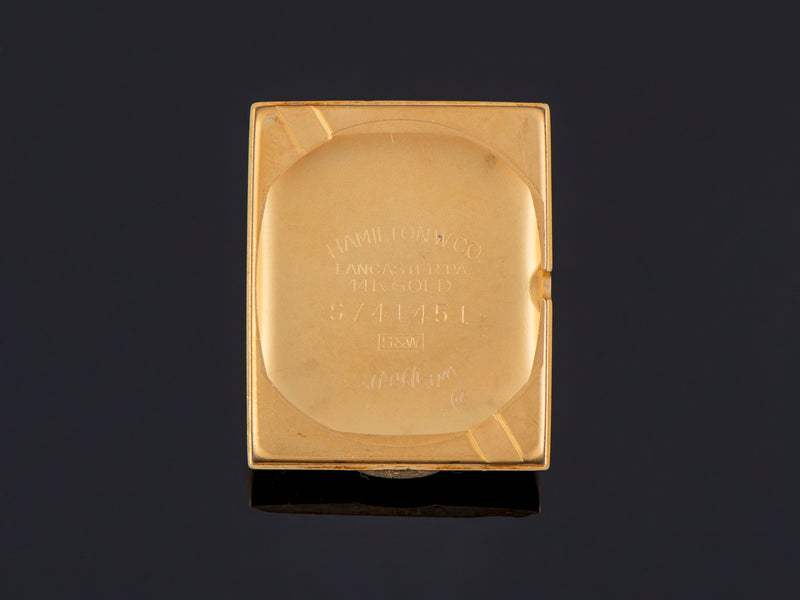 Hamilton Huntley 14K Solid Gold Inner Watch Case Back