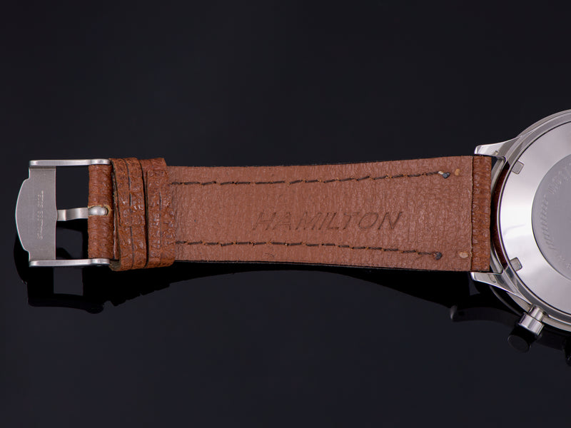 Hamilton Khaki Chrono III Automatic Chronograph Valjoux 7750 Watch Strap Back