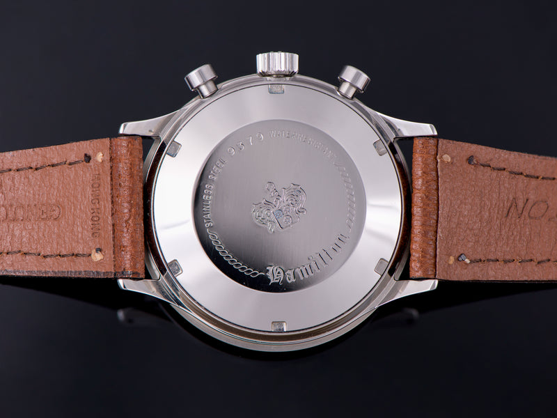 Hamilton Khaki Chrono III Automatic Chronograph Valjoux 7750 Watch Case Back