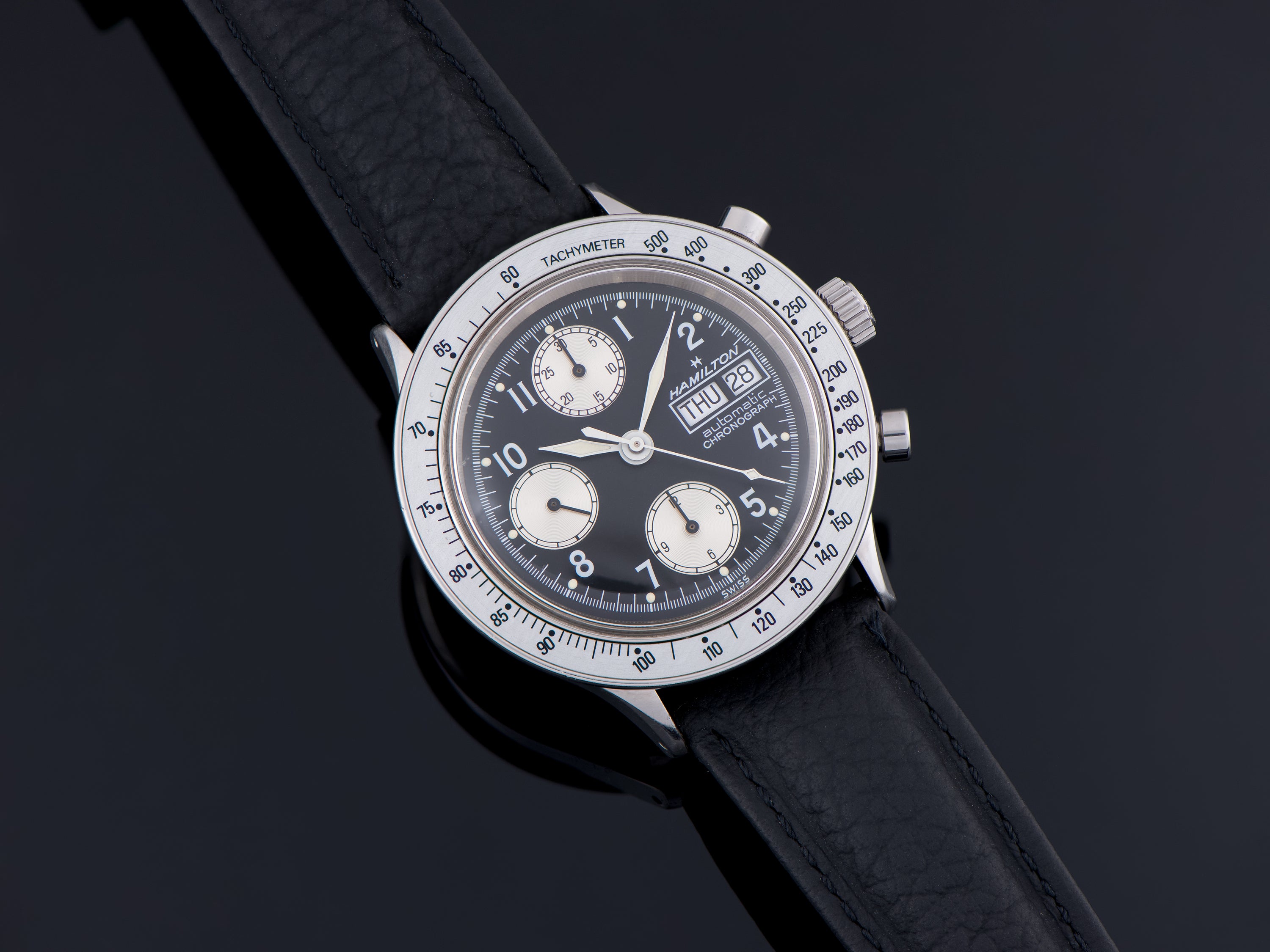 Hamilton automatic chronograph valjoux 7750 deals
