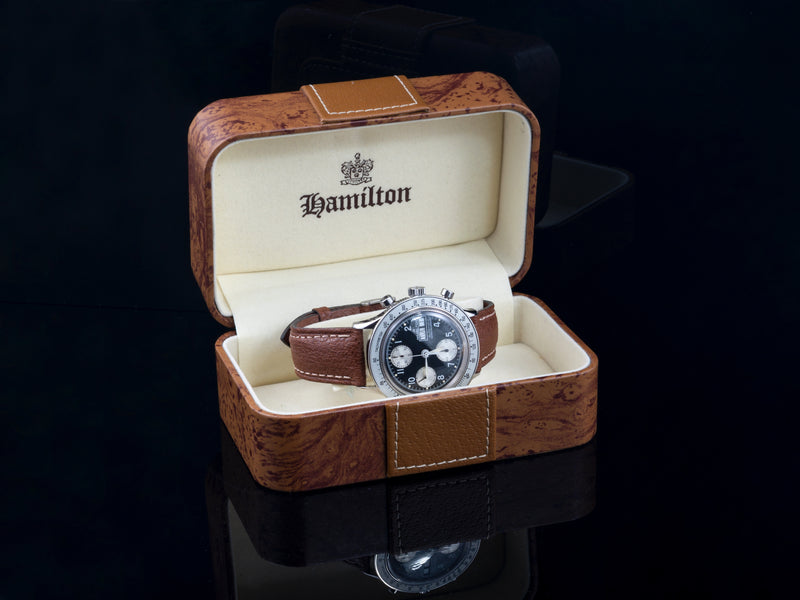 Hamilton Khaki Chrono III Automatic Chronograph Valjoux 7750 Watch Inner Box