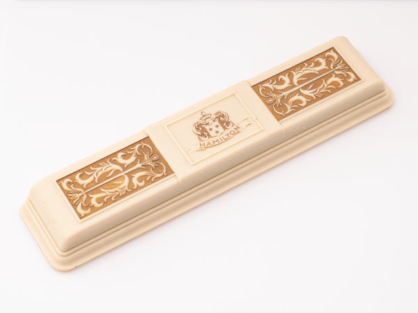 Hamilton Long Flat Celluloid Box Circa 1930s to 40s