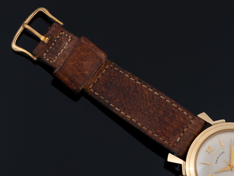 Hamilton Marked Strap & Hamilton Gold Filled Buckle
