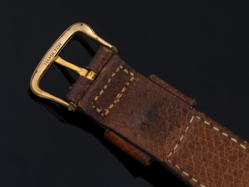 Hamilton Marked Strap & Hamilton Gold Filled Buckle