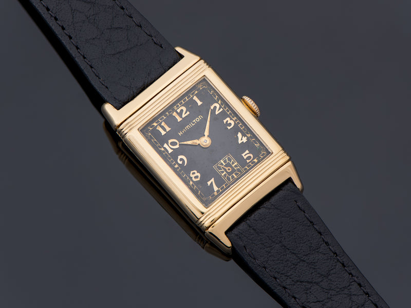 Hamilton Otis "Reverso" Original Black Dial Watch