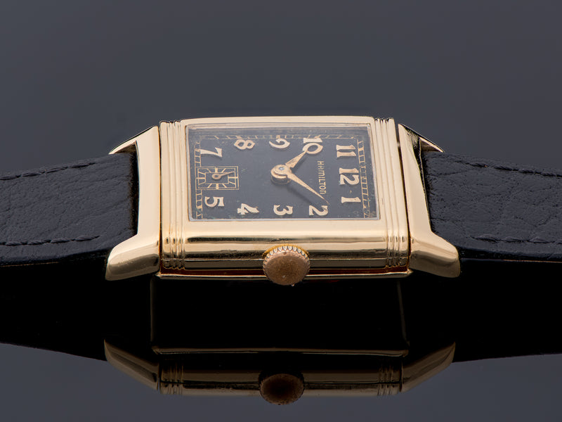 Hamilton Otis "Reverso" Original Black Dial Watch
