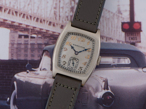 Hamilton Packard Award Langley 14K White Gold Watch