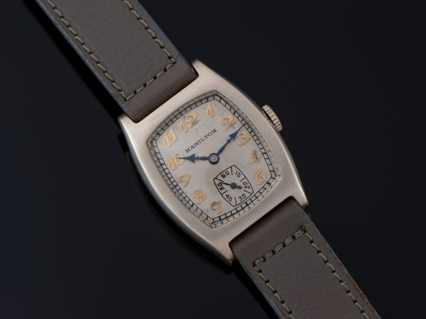 Hamilton Packard Award Langley 14K White Gold Watch