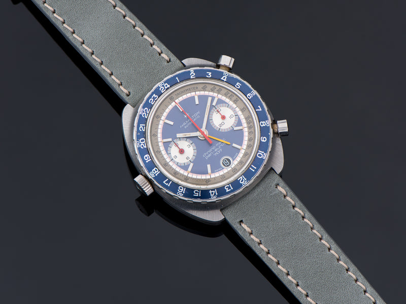 Hamilton Pan Europ 707 Chrono-Matic GMT Caliber 11 Watch