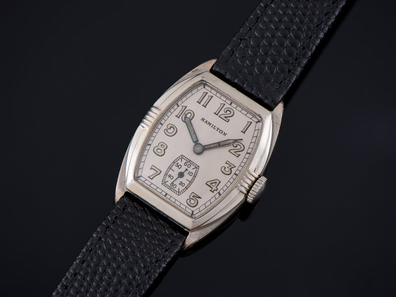 Hamilton Perry White Gold Filled Watch