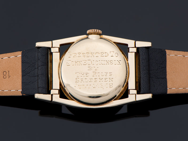 Hamilton Piping Rock 14K Yellow Gold Watch Case Back