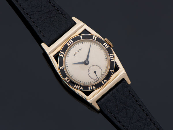 Hamilton Piping Rock 14K Yellow Gold Watch