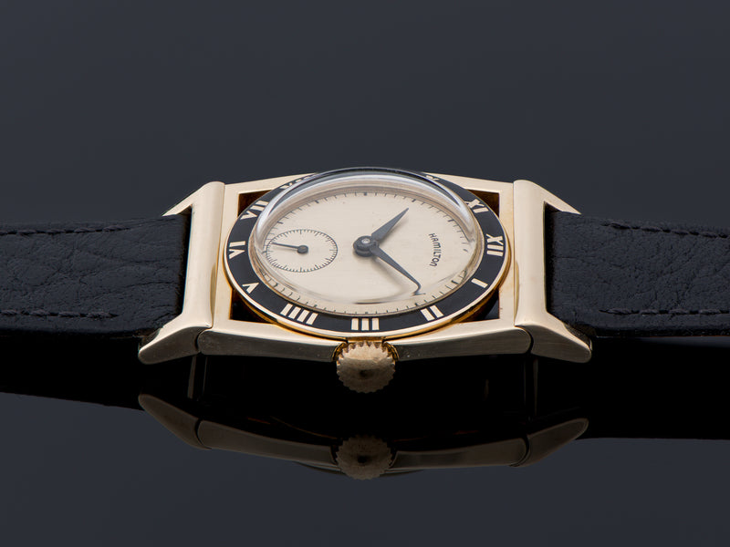 Hamilton Piping Rock 14K Yellow Gold Watch