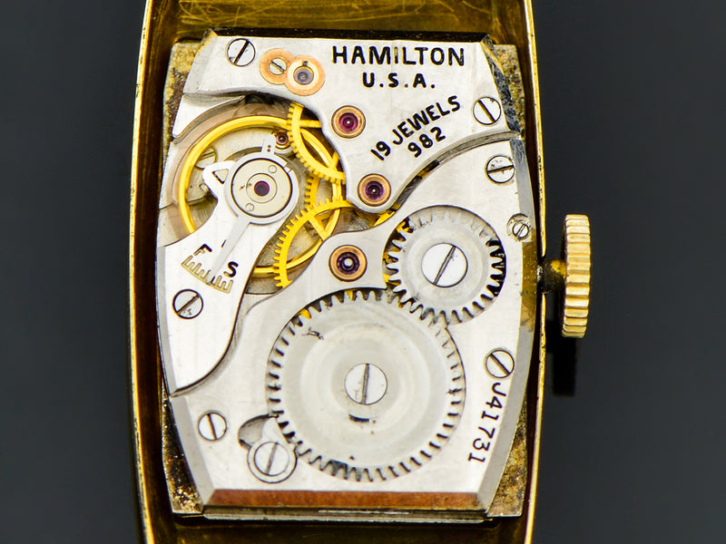 Hamilton Richmond 18K Gold Watch Movement | Vintage