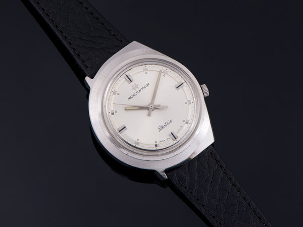 Hamilton-Ricoh 555E Stainless Steel Asymmetric Watch