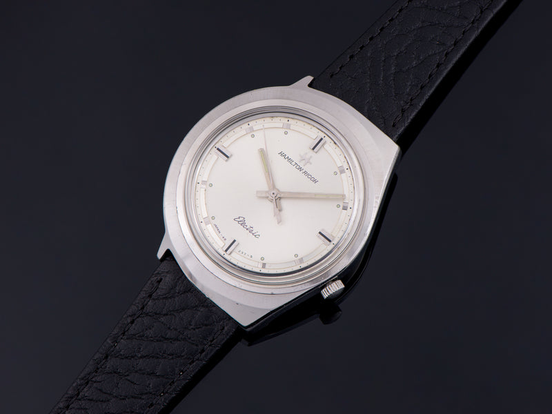 Hamilton-Ricoh 555E Stainless Steel Asymmetric Watch