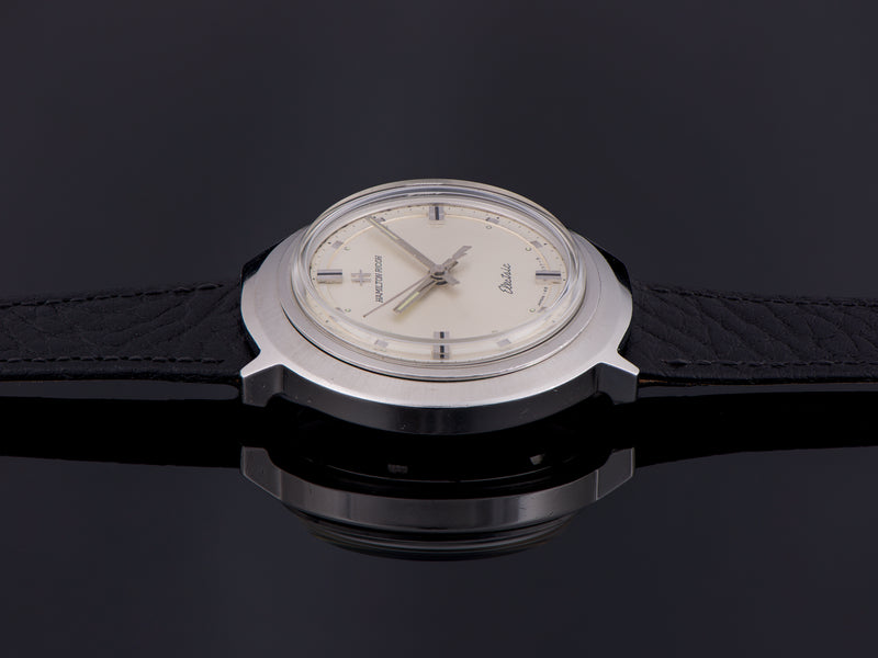 Hamilton-Ricoh 555E Stainless Steel Asymmetric Watch