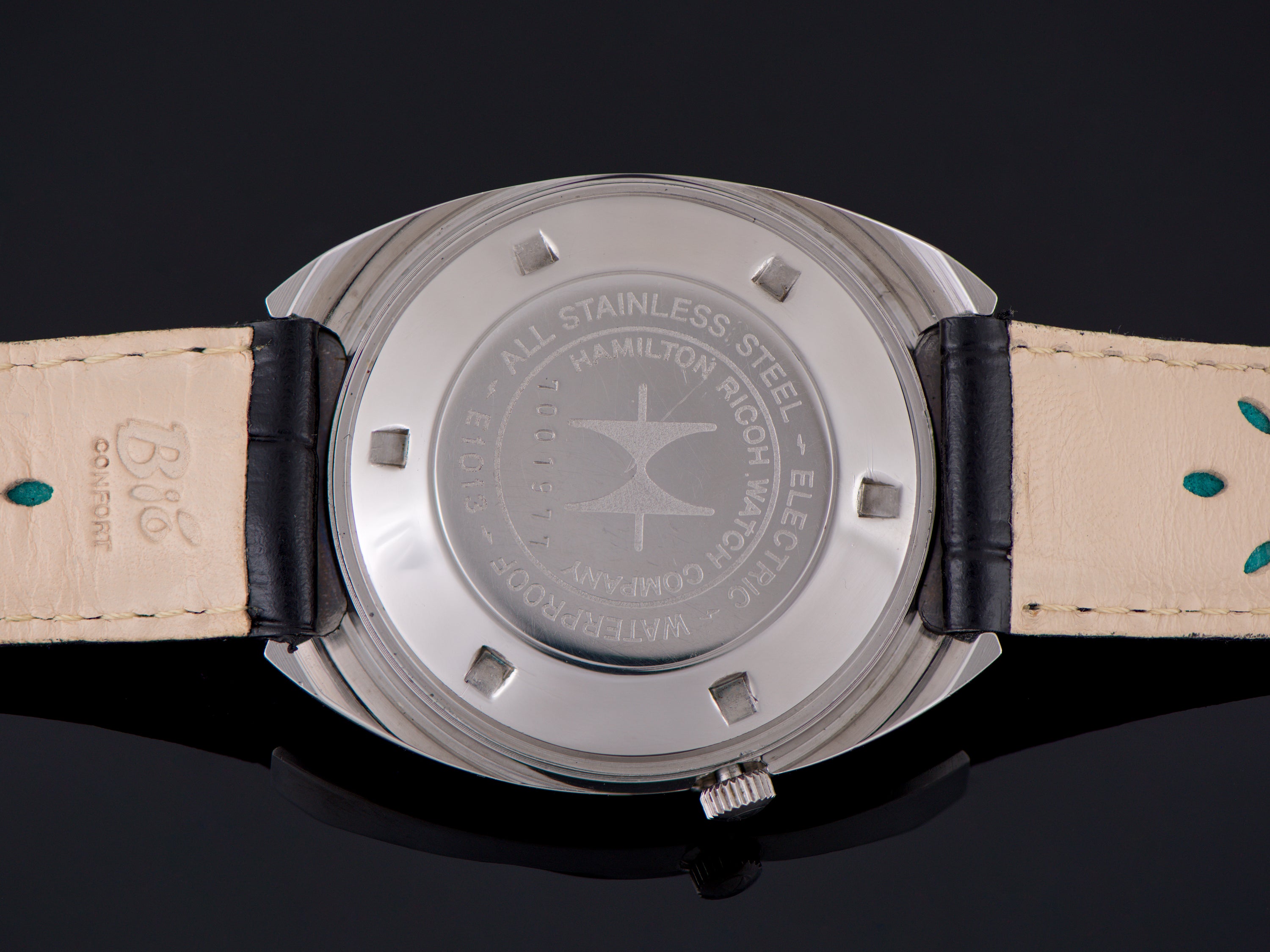Hamilton-Ricoh 555E Stainless Steel Watch | Unwind In Time