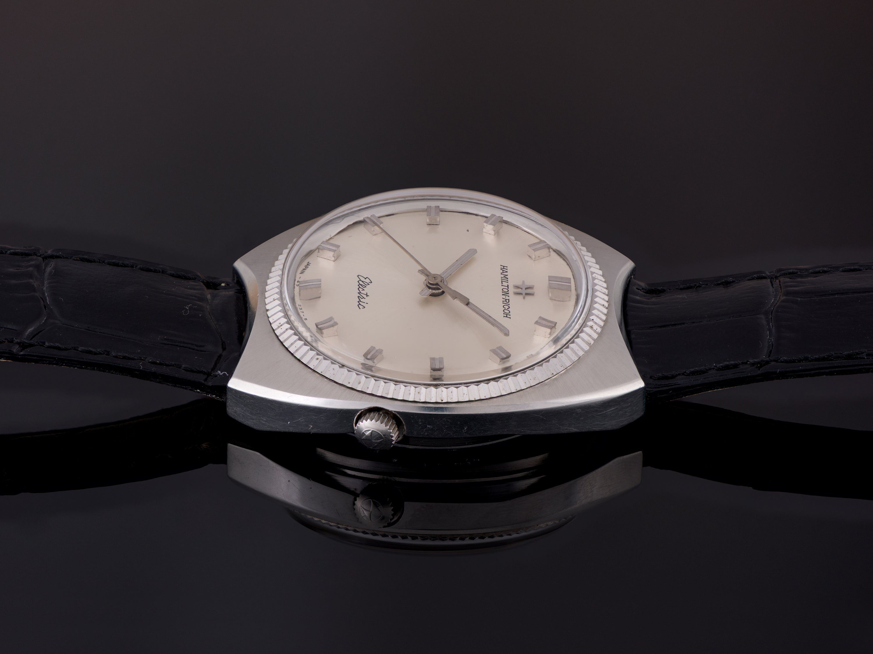 Hamilton-Ricoh 555E Stainless Steel Watch | Unwind In Time