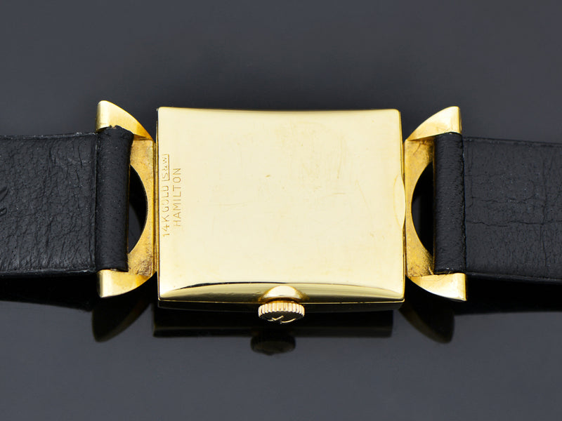Hamilton Robert 14K Gold Watch Case Back