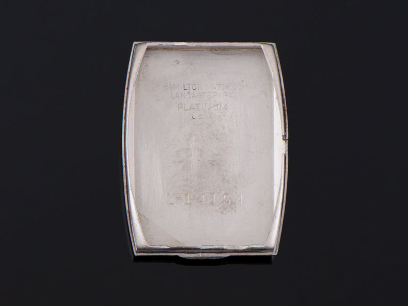 Hamilton Rutledge Platinum Inner Watch Case Back