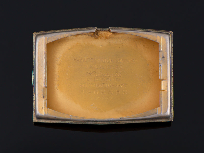 Hamilton Seckron B Doctor's Inner Watch Case Back