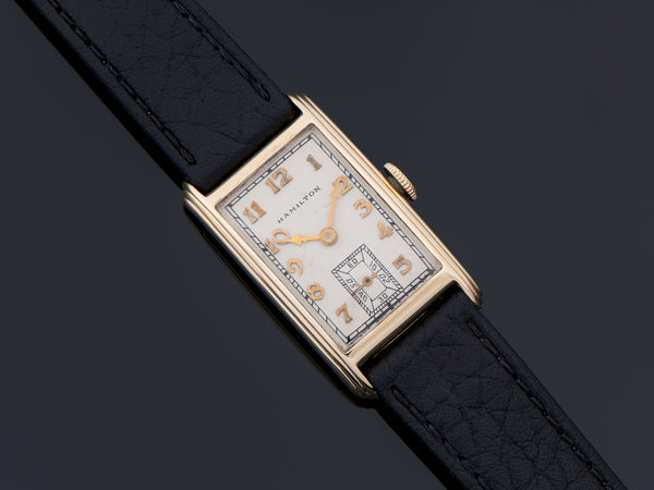 Hamilton Seneca 14K Solid Gold Watch