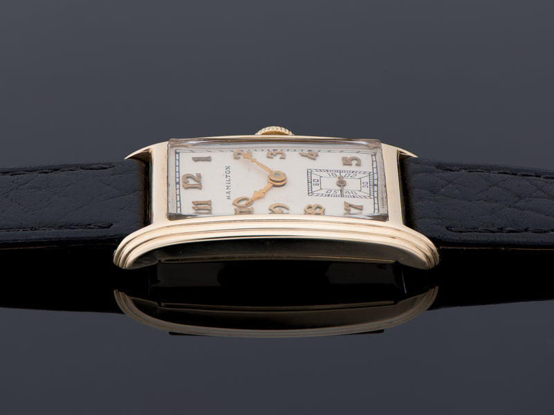 Hamilton Seneca 14K Solid Gold Watch