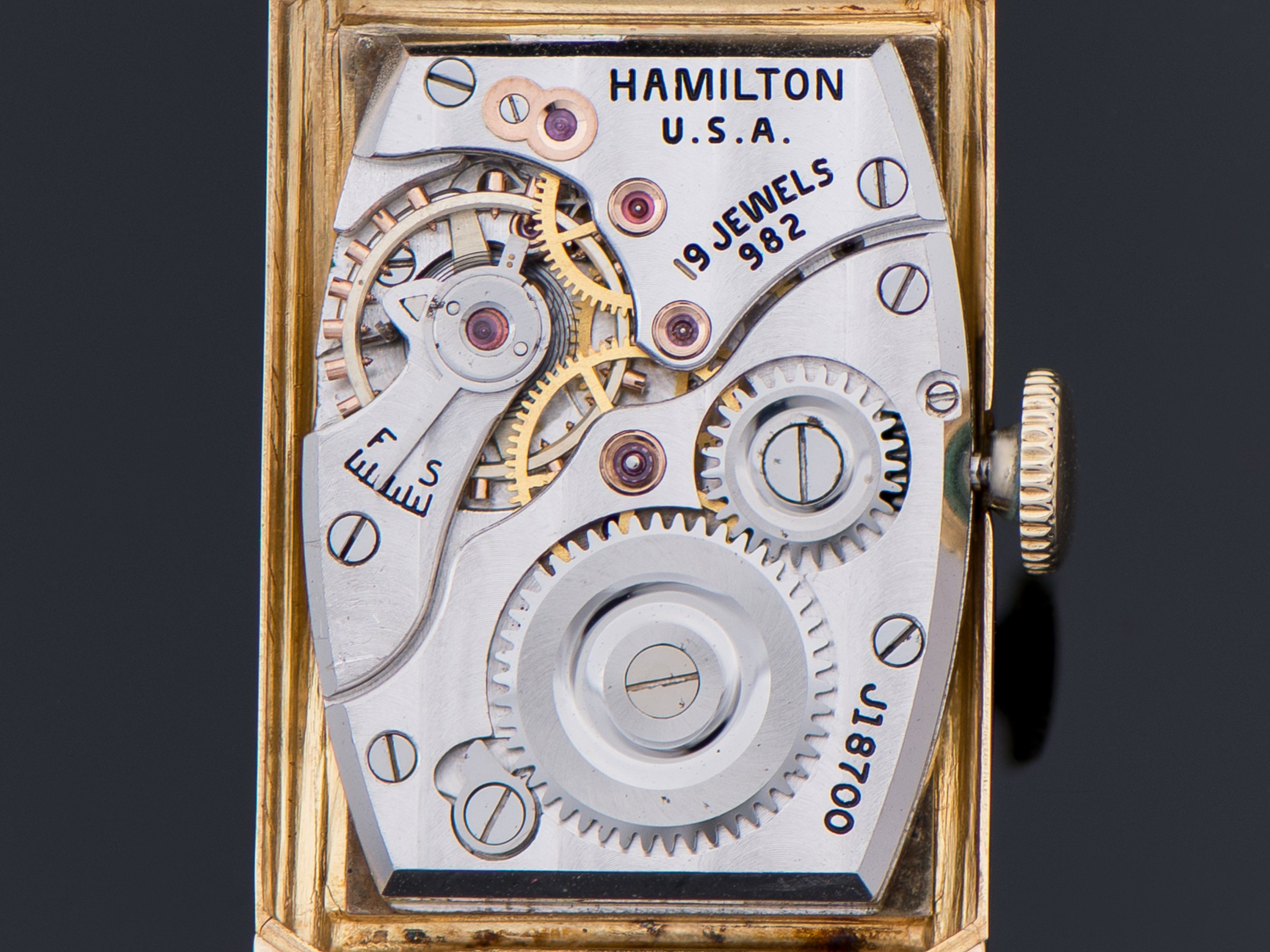 Hamilton Seneca 14K Solid Gold Watch