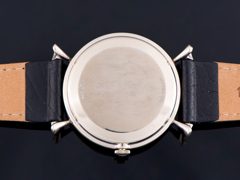 Hamilton Sir Echo 14K White Gold Watch Case Back