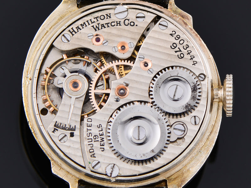 Hamilton Spur 14K White Gold 979 Watch Movement