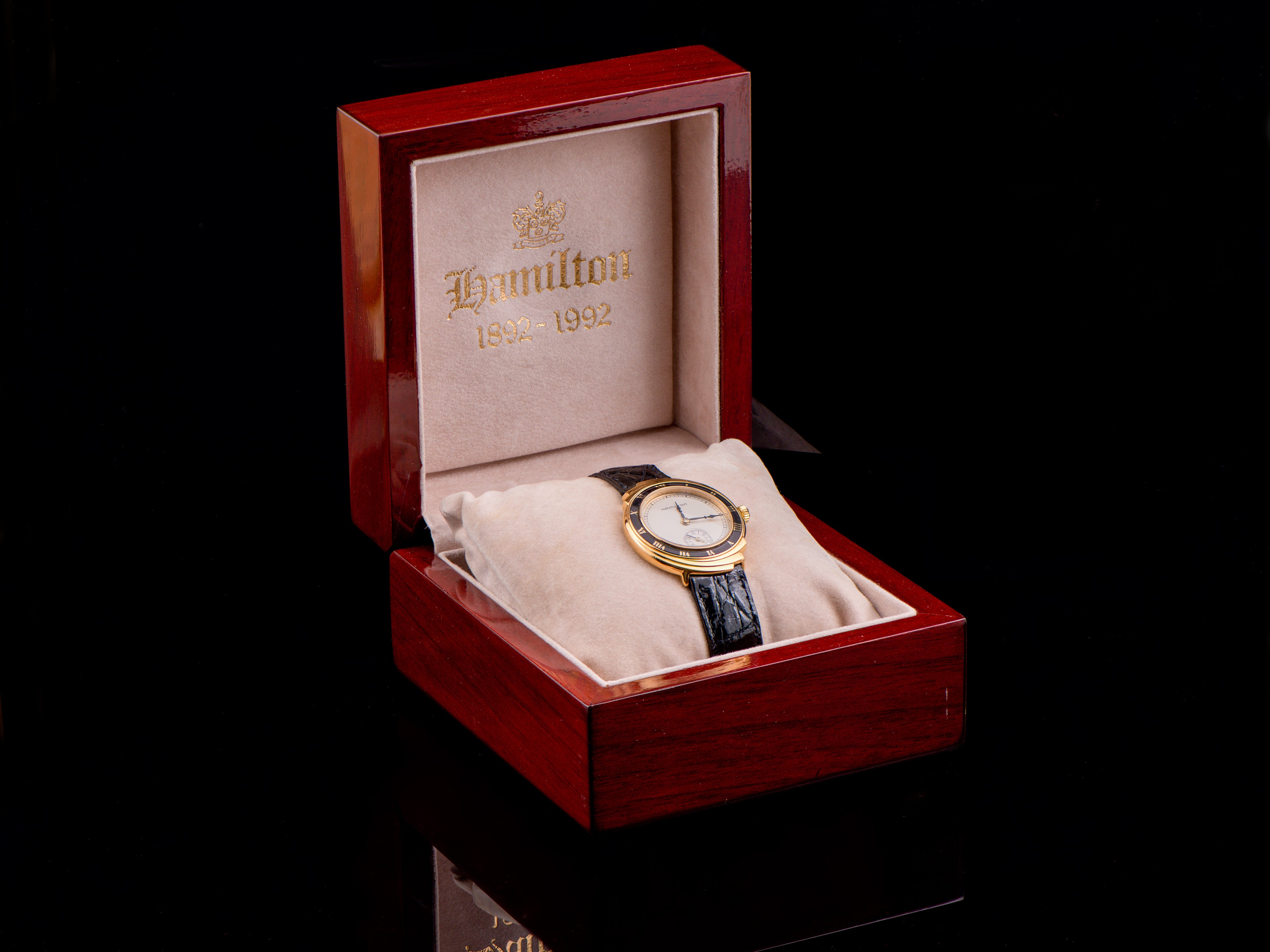 Hamilton Spur 18K Solid Gold Limited Edition Reissue Watch | Unwind In Time