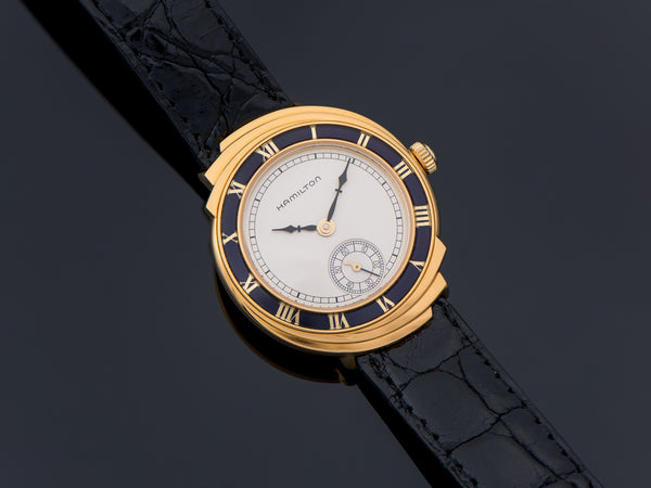 Hamilton Spur 18K Solid Gold Limited Edition Reissue Watch NOS