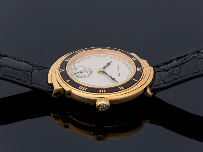Hamilton Spur 18K Solid Gold Limited Edition Reissue Watch NOS