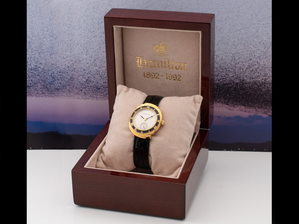 Hamilton Spur 18K Solid Gold Limited Edition Reissue Watch NOS
