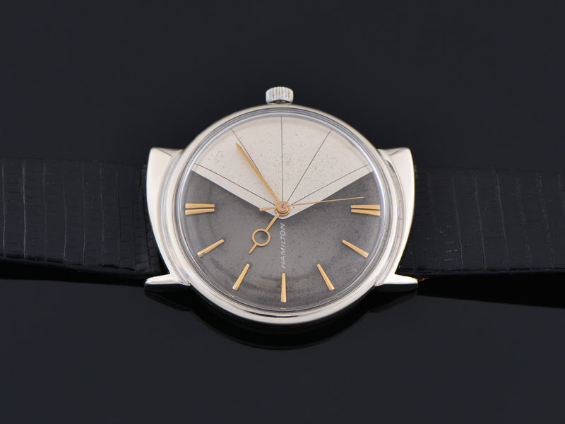 Hamilton T-403 "Shark" White Gold Filled Thin-O-Matic Watch