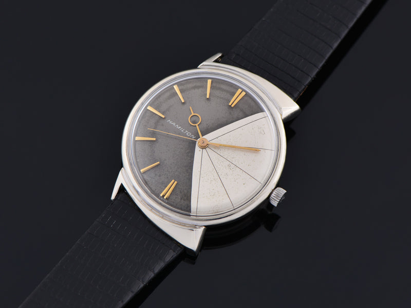 Hamilton T-403 "Shark" White Gold Filled Thin-O-Matic Watch