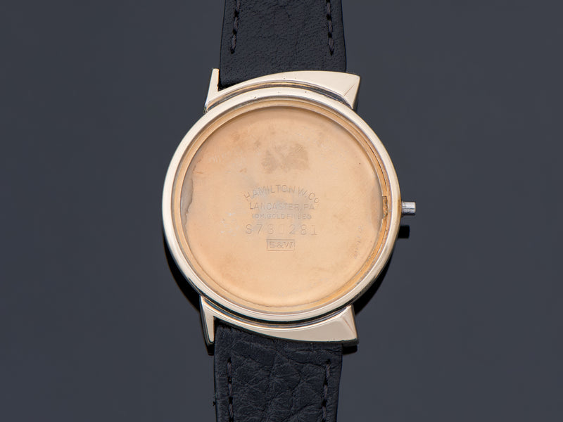 Hamilton T-403 "Shark" Yellow Gold Filled Thin-O-Matic Inner Watch Case Back
