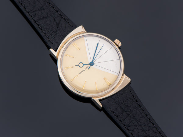 Hamilton T-403 "Shark" Yellow Gold Filled Thin-O-Matic Watch