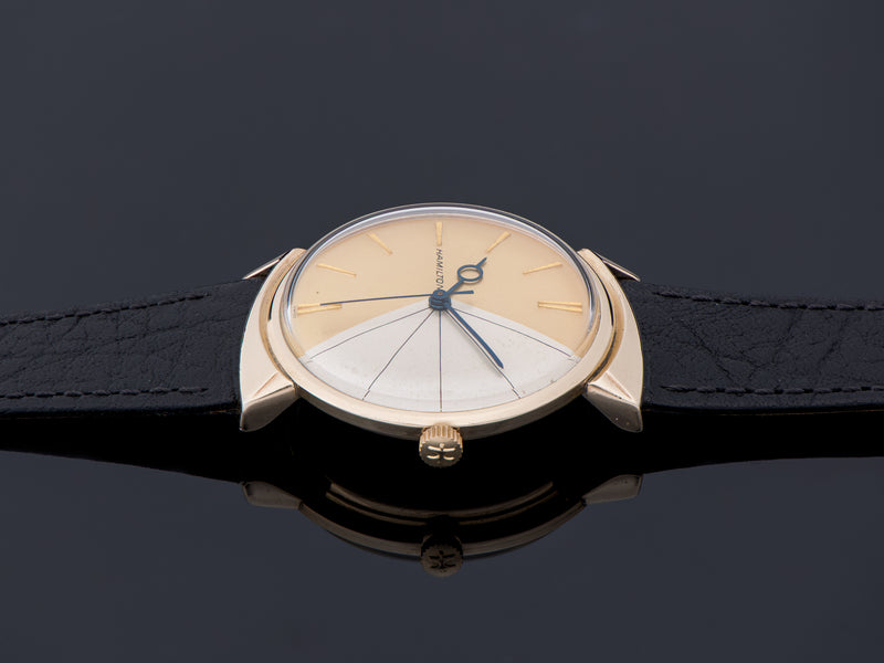 Hamilton T-403 "Shark" Yellow Gold Filled Thin-O-Matic Watch