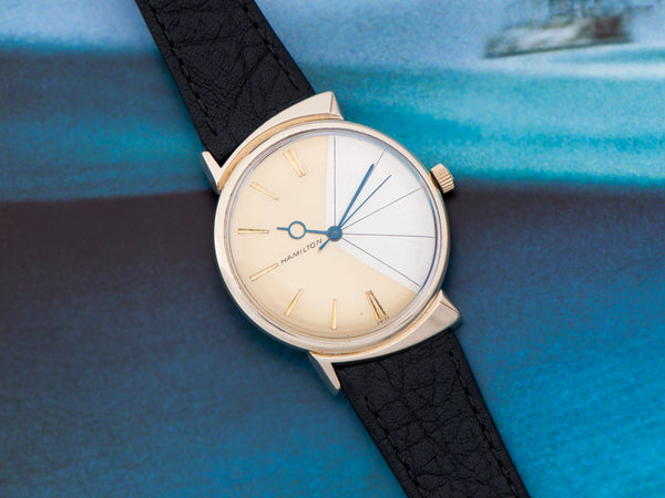 Hamilton T-403 "Shark" Yellow Gold Filled Thin-O-Matic Watch