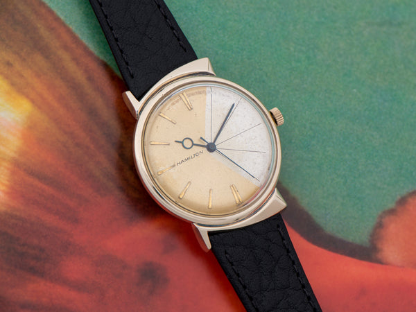 Hamilton T-403 "Shark" Yellow Gold Filled Thin-O-Matic Watch