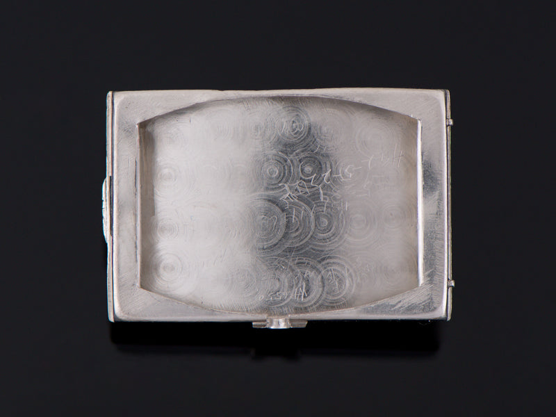 Hamilton Top Hat Private Label Platinum Diamond Dial Inner Watch Case Back