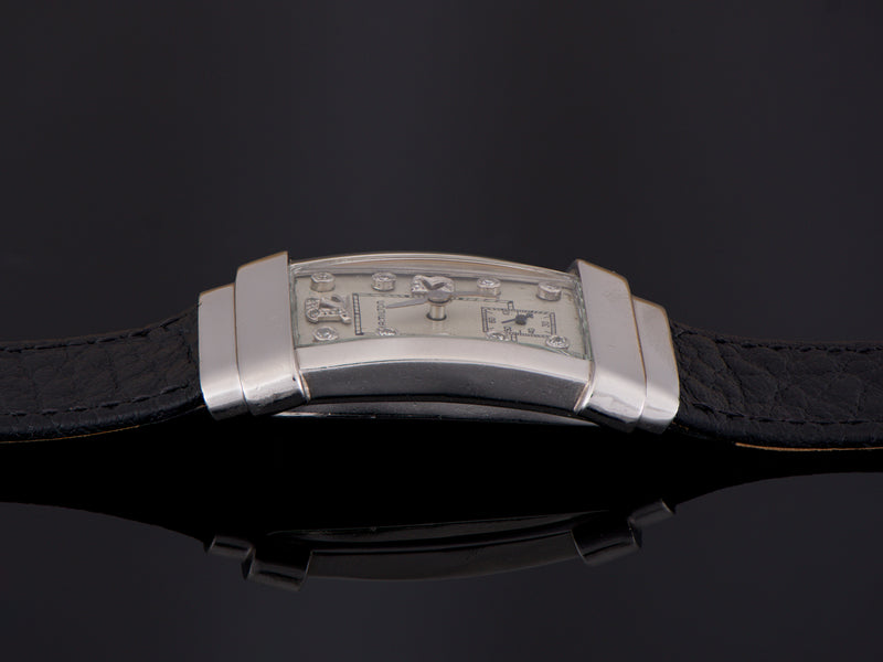 Hamilton Top Hat Private Label Platinum Diamond Dial Watch