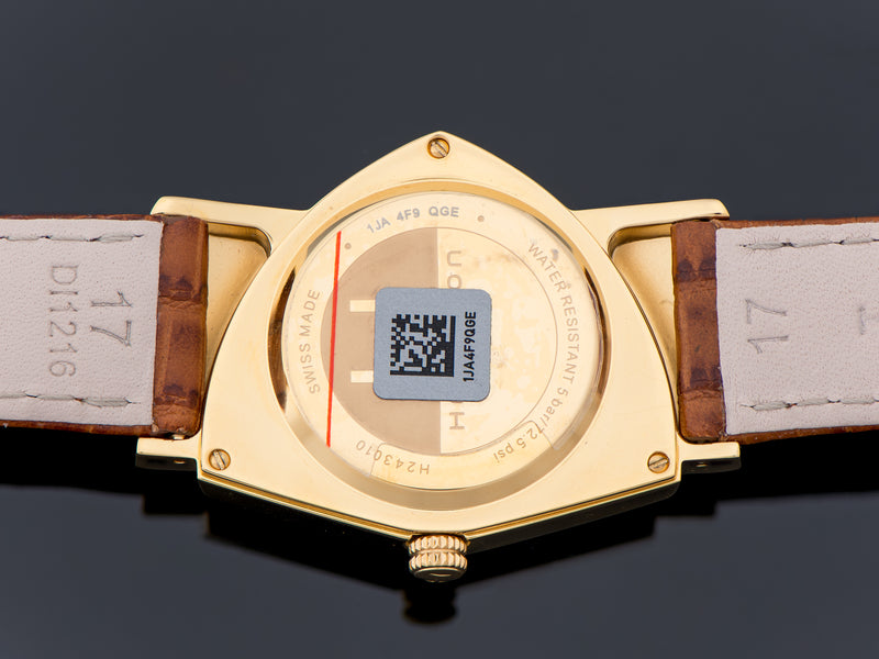 Hamilton Ventura Reissue Gold Tone (PVD Finish) Watch H243010 Case Back