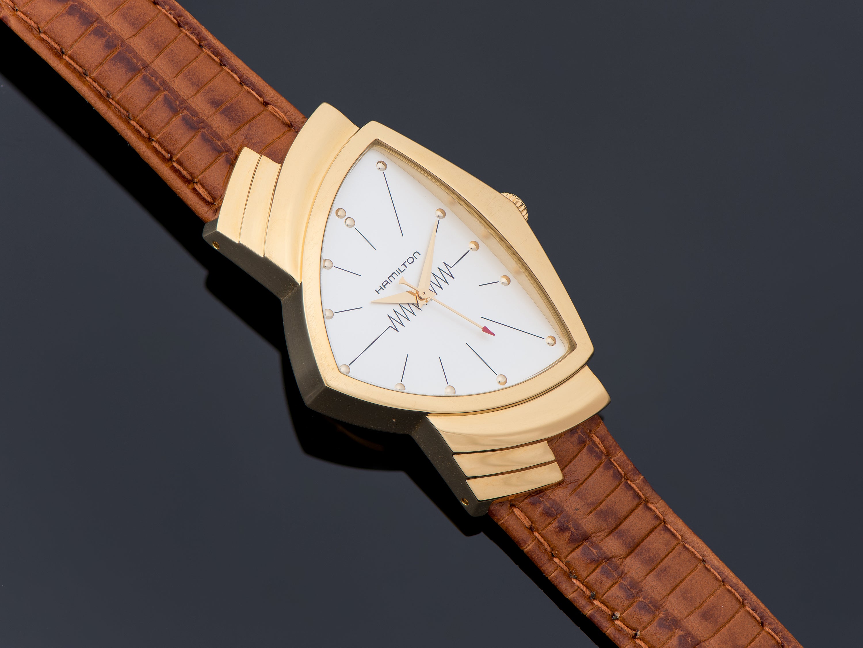 Hamilton Ventura Reissue Gold Tone (PVD Finish) Watch H243010