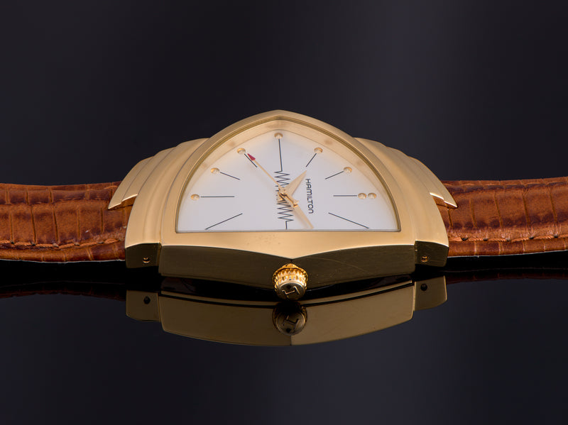 Hamilton Ventura Reissue Gold Tone Watch