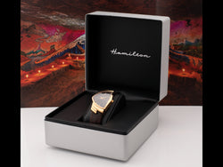 Hamilton Ventura Reissue Limited 50th Anniversary Edition Watch Rose Gold H244210 #776/1000 and Inner Box